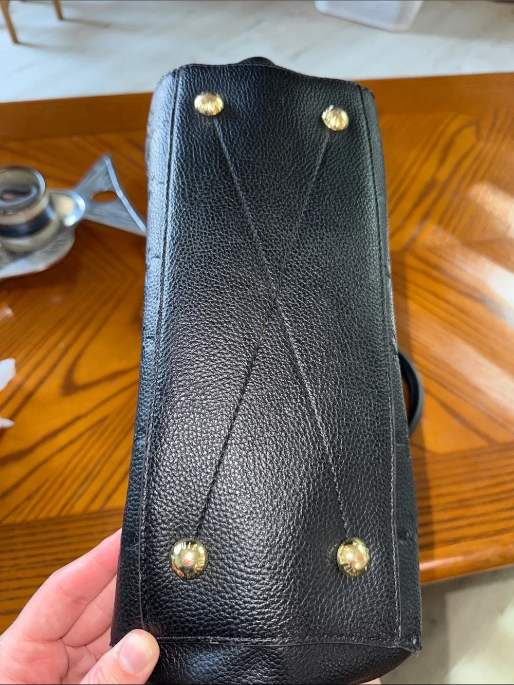 Louis Vuitton Black Montaigne Purse